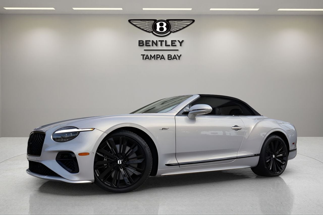 2025 Bentley Continental GT Speed in Silver — front three-quarter view