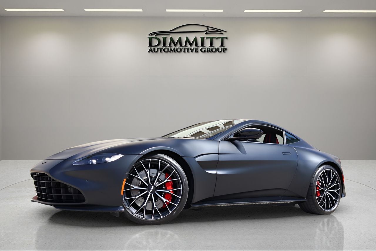 2023 Aston Martin Vantage Base in Jet Black — front three-quarter view