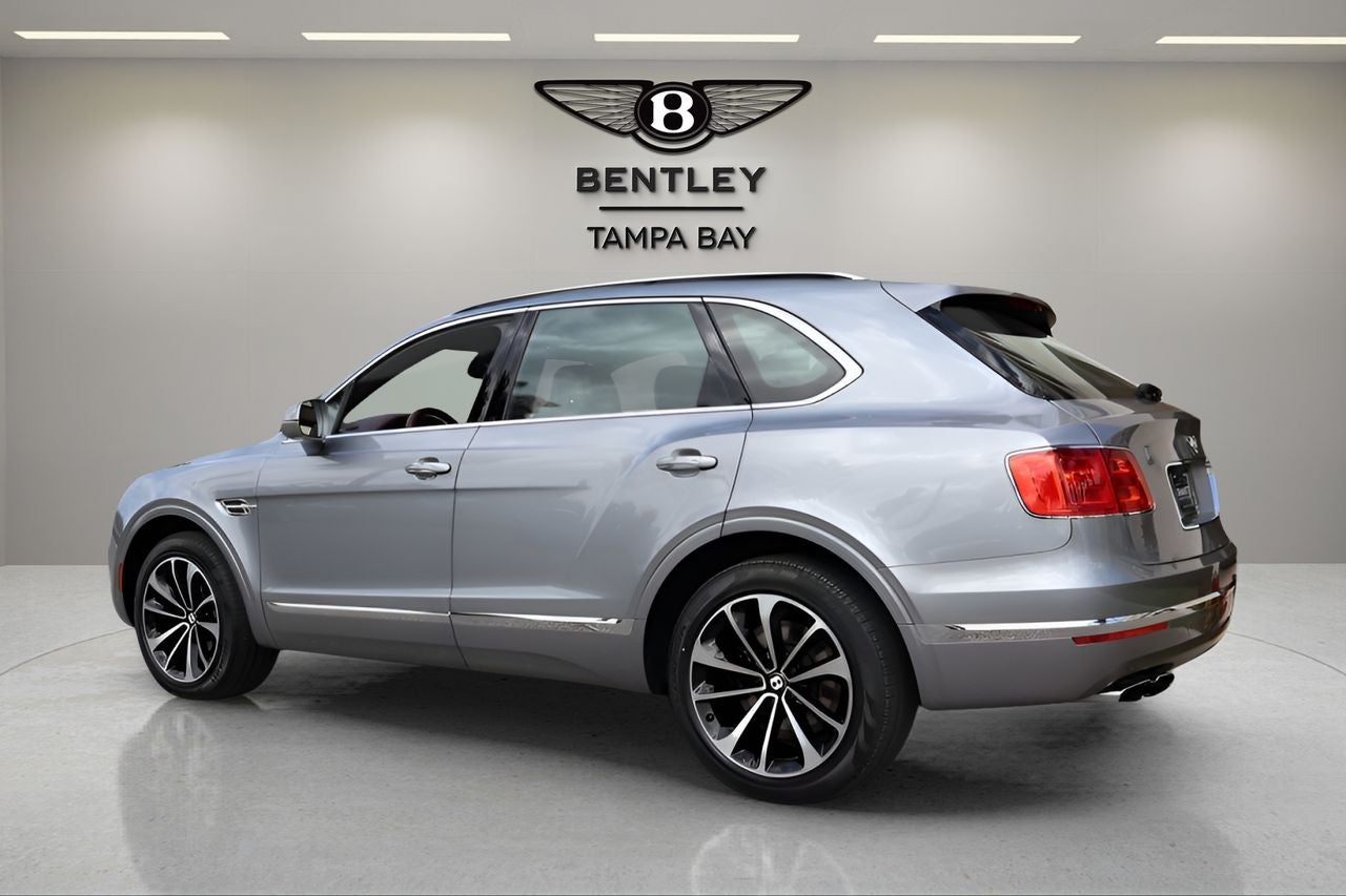 2020 Bentley Bentayga — rear three-quarter view