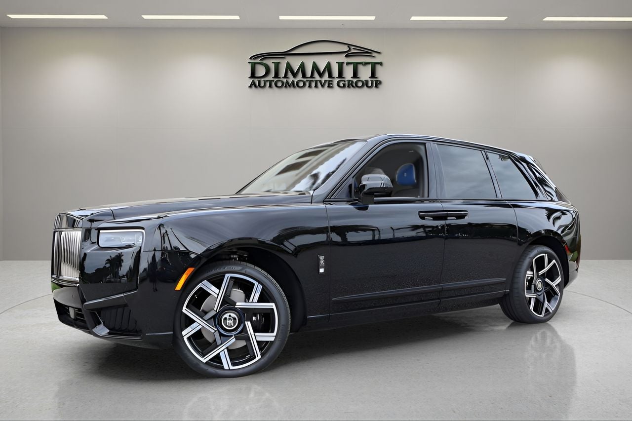 2026 Rolls-Royce Cullinan Black Badge in Black Diamond — front three-quarter view