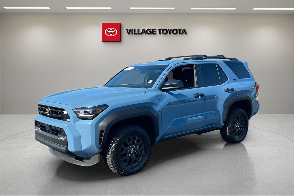 2026 Toyota 4Runner SR5 in Blue — front three-quarter view