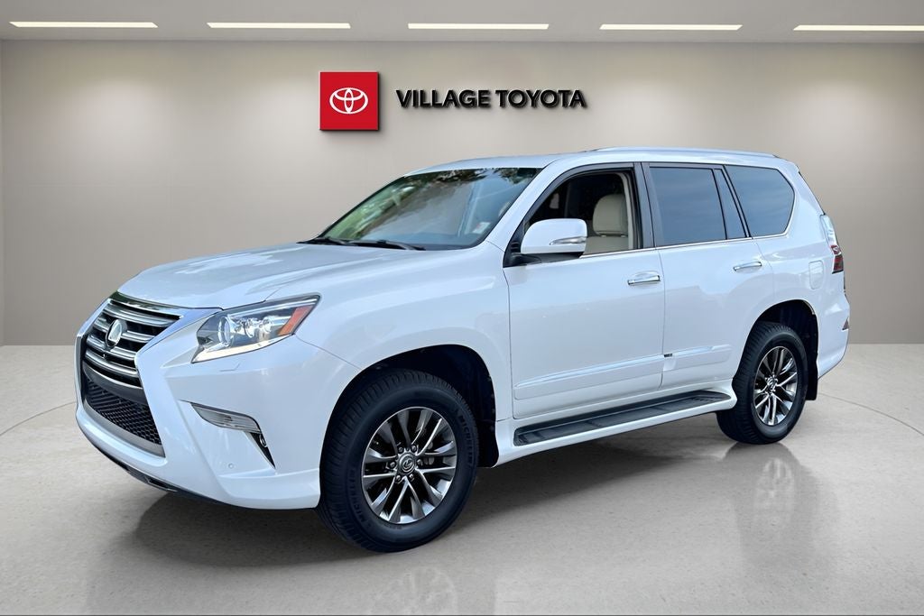 2019 Lexus GX 460 Luxury in Starfire Pearl — front three-quarter view