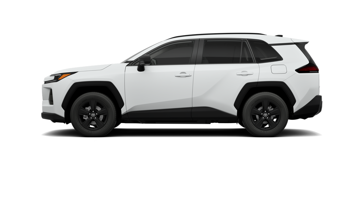 2026 Toyota RAV4 — rear three-quarter view