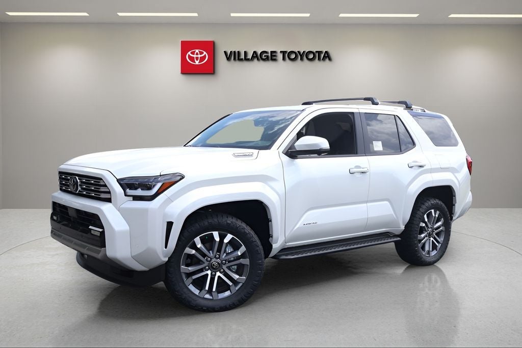 2026 Toyota 4Runner i-FORCE MAX 4Runner Limited in Wind Chill Pearl — front three-quarter view