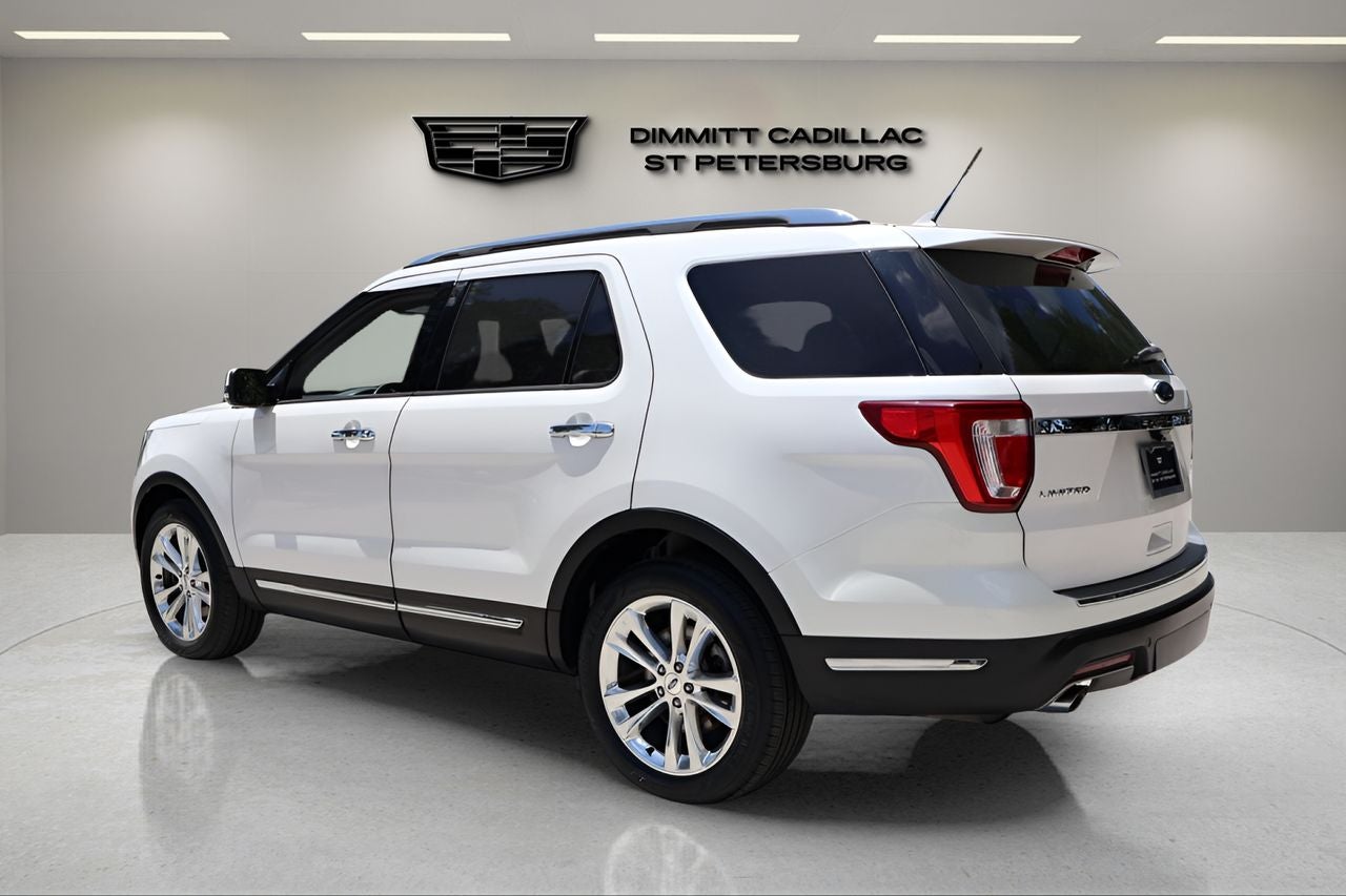 2019 Ford Explorer — rear three-quarter view