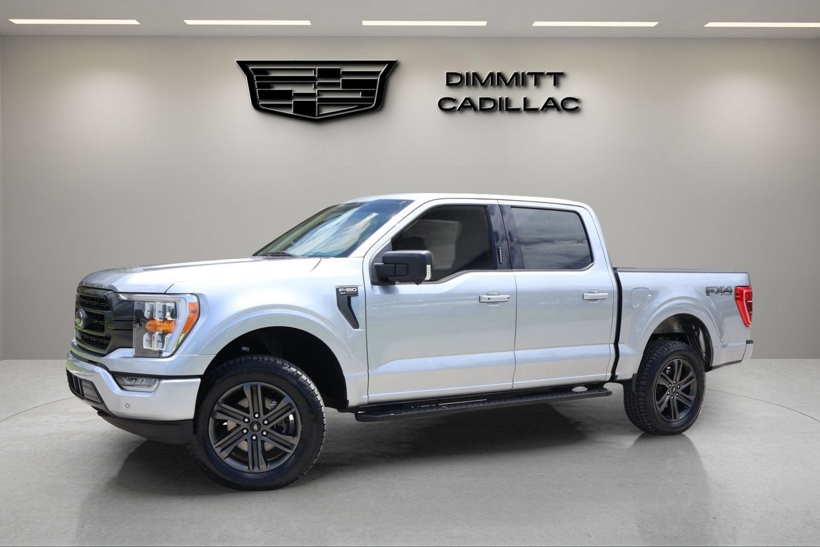 2022 Ford F-150 XL in Iconic Silver Metallic — front three-quarter view