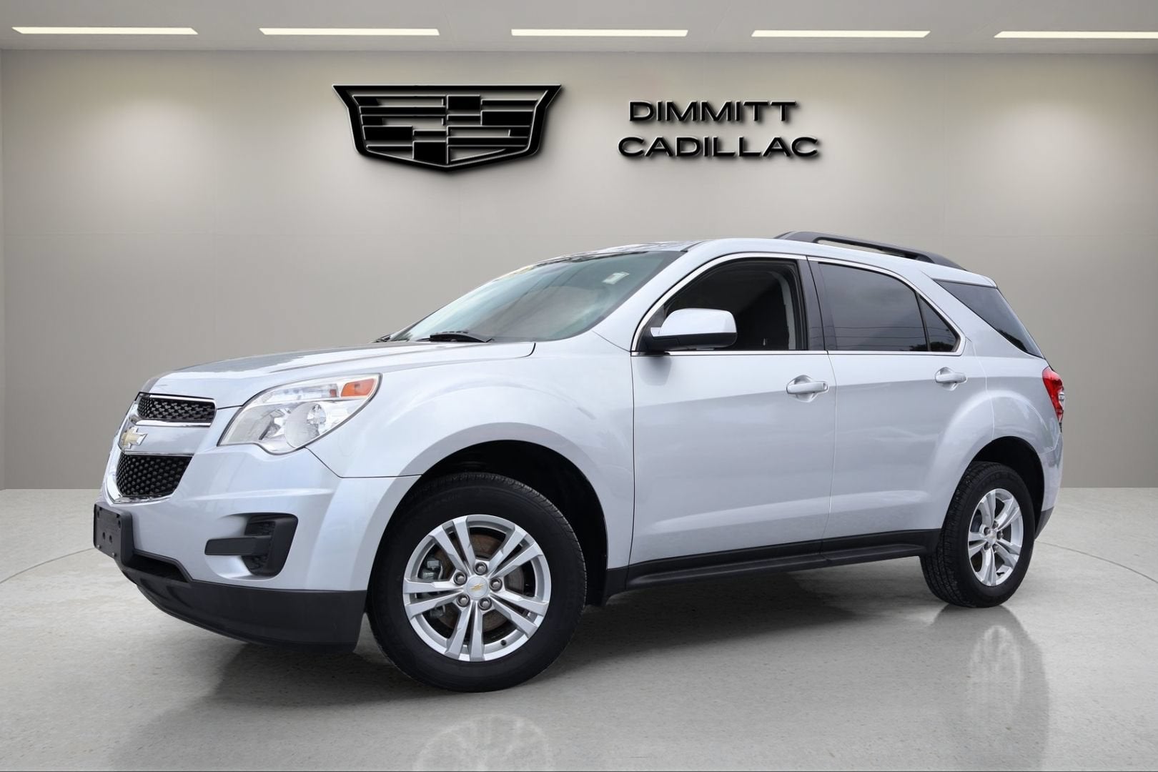 2013 Chevrolet Equinox LT in Silver Ice Metallic — front three-quarter view