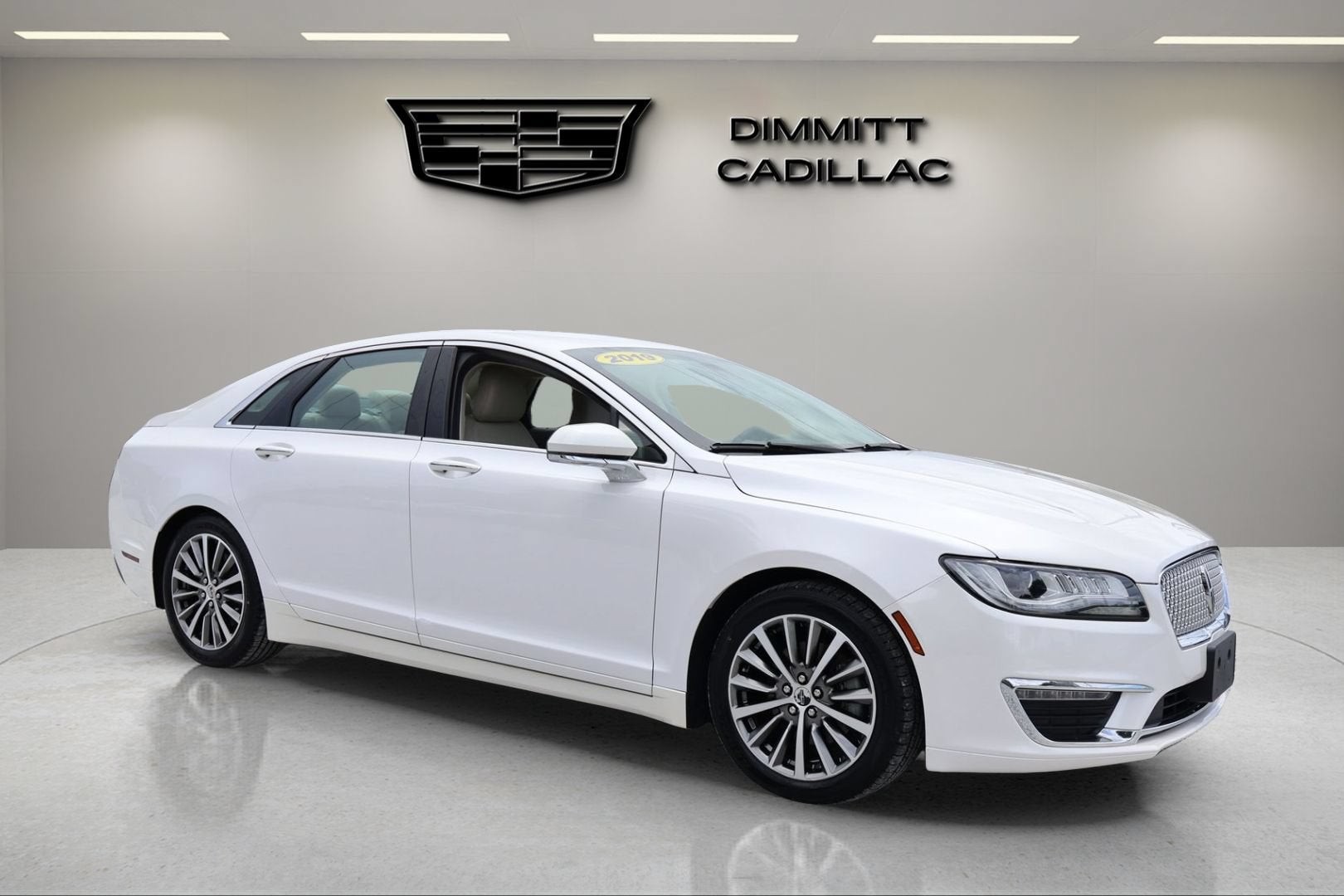 2019 Lincoln MKZ — rear three-quarter view